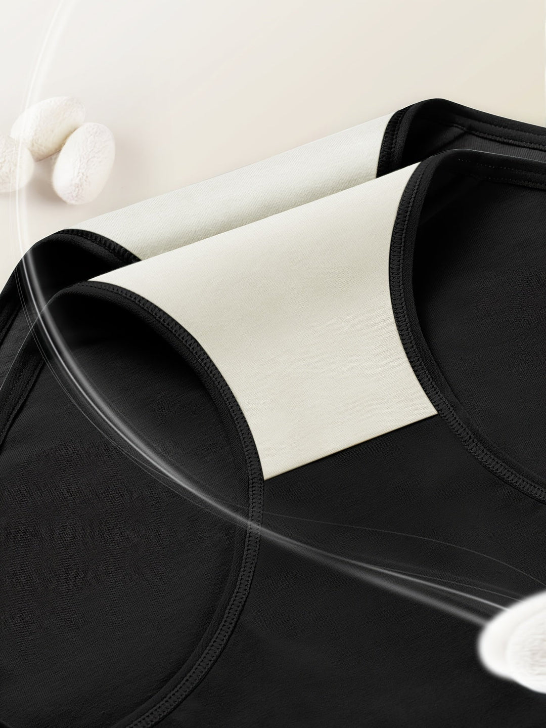 Gefalteter 6er-Pack Damen Slips mit hoher Taille, atmungsaktiv. Komfortable Unterwäsche mit Bauchstütze.