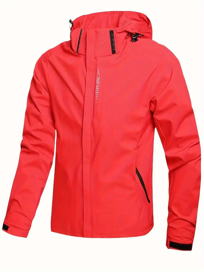 Stylische Herren Allwetter-Jacke Norberto, wasserdicht mit Reißverschluss, perfekt für Reisen & Outdoor.