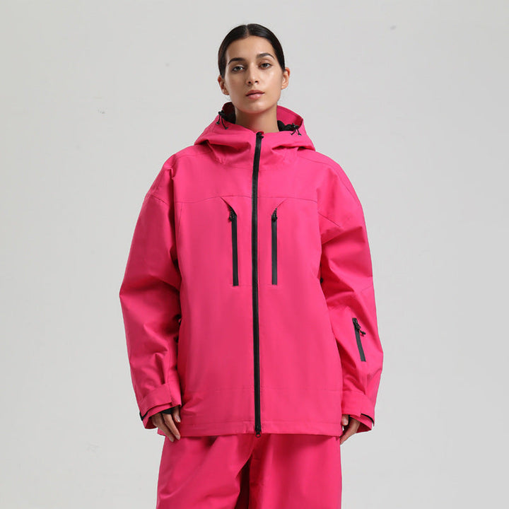 Nahaufnahme: Atmungsaktives Gewebe der Herren Funktionsjacke. Ideal für Skifahren, Snowboarden & Outdoor.