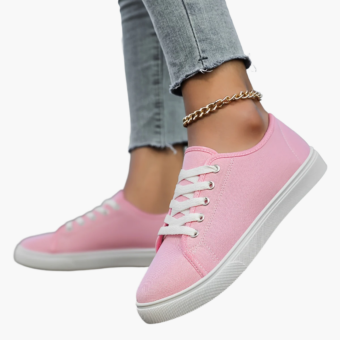 Moderne Damen Low-Top Sneaker, stilvolle Freizeitschuhe für einen frischen Look im Frühling/Sommer.