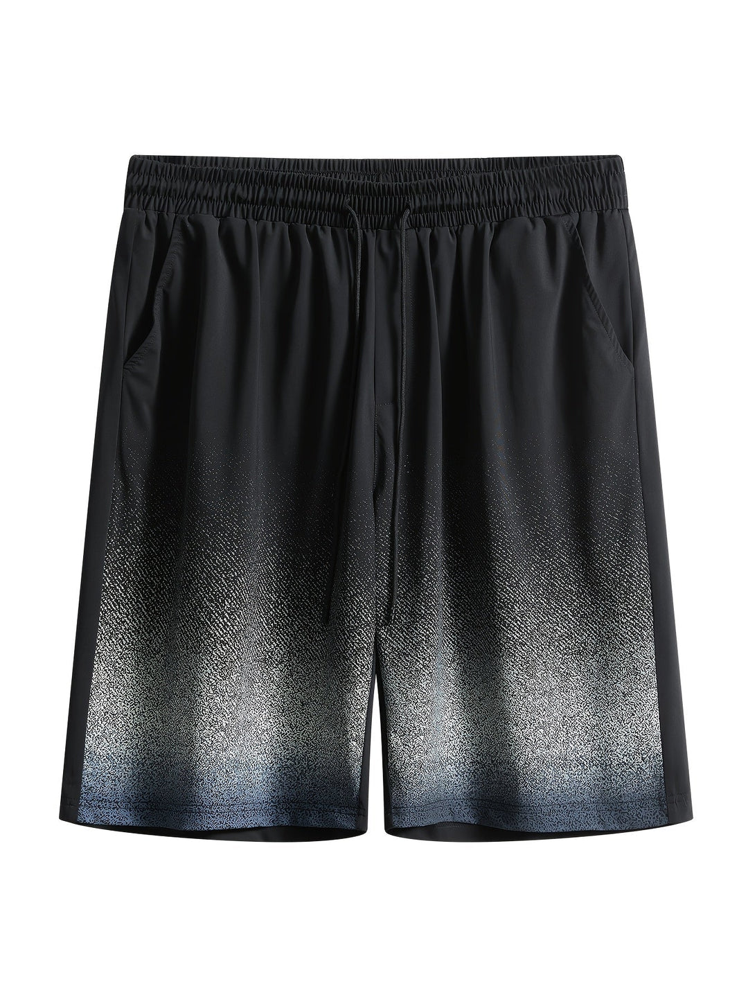 Vielfarbige Herren Ombre Badeshorts mit dynamischem Farbverlauf. Ideale Kurze Hose für Strand, Pool & Sport.