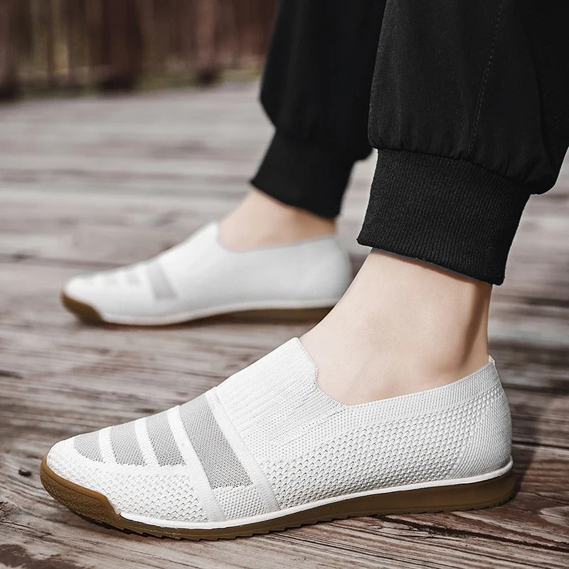 Bequeme Herren Loafers für den ganzen Tag, Slip-Ons mit Fußgewölbeunterstützung und Polsterung.