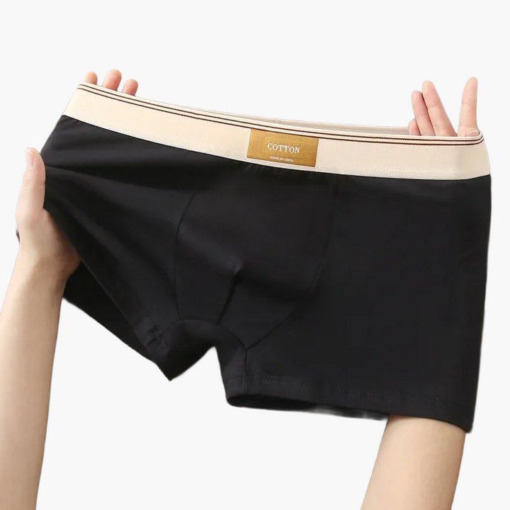 Komfortable Herren Boxershorts, Mid-Rise Schnitt für guten Halt, atmungsaktives Material, 5er Pack.