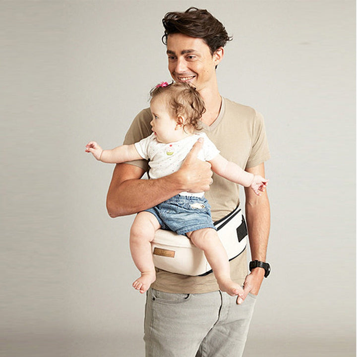 Ergonomische Baby Hüfttrage bietet Eltern & Kind Komfort und Unterstützung; ideales Babyzubehör.