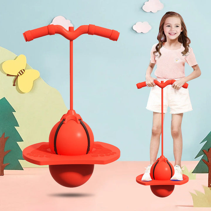 Unisex Hüpfball mit ergonomischem Griff für sicheren Spielspaß & aktive Bewegung bei Kindern.