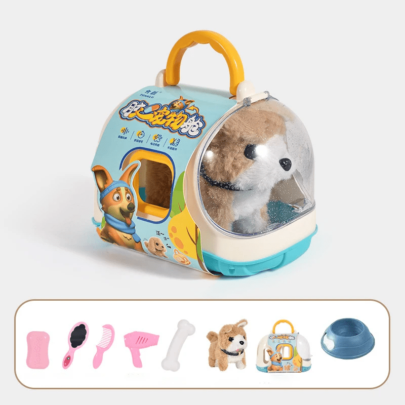 Beweglicher Plüsch-Corgi, lustiges und interaktives Kinderspielzeug für stundenlangen Spaß und Kuscheln.
