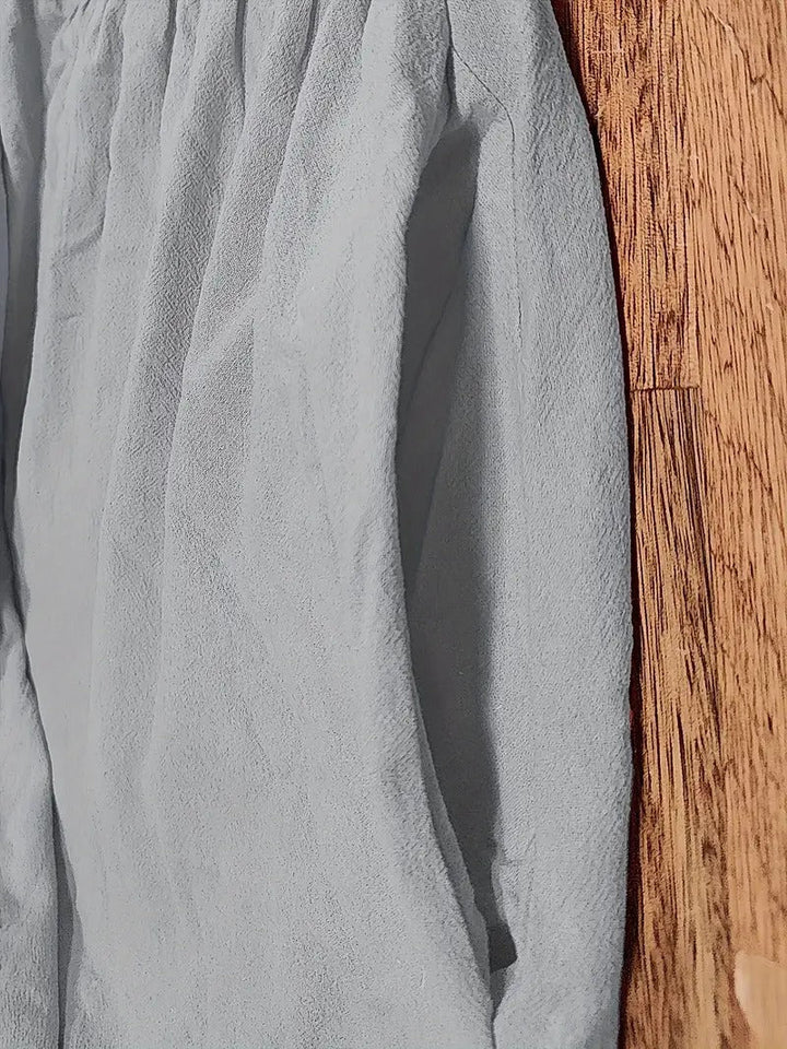 Vielseitiges Damenkleid mit Seitentaschen, Midi-Länge; bequemes Sommerkleid für jede Figur.