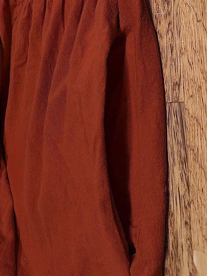 Hochwertiges Damen Sommerkleid mit Taschen; Midi-Länge, elegant und sehr bequem.