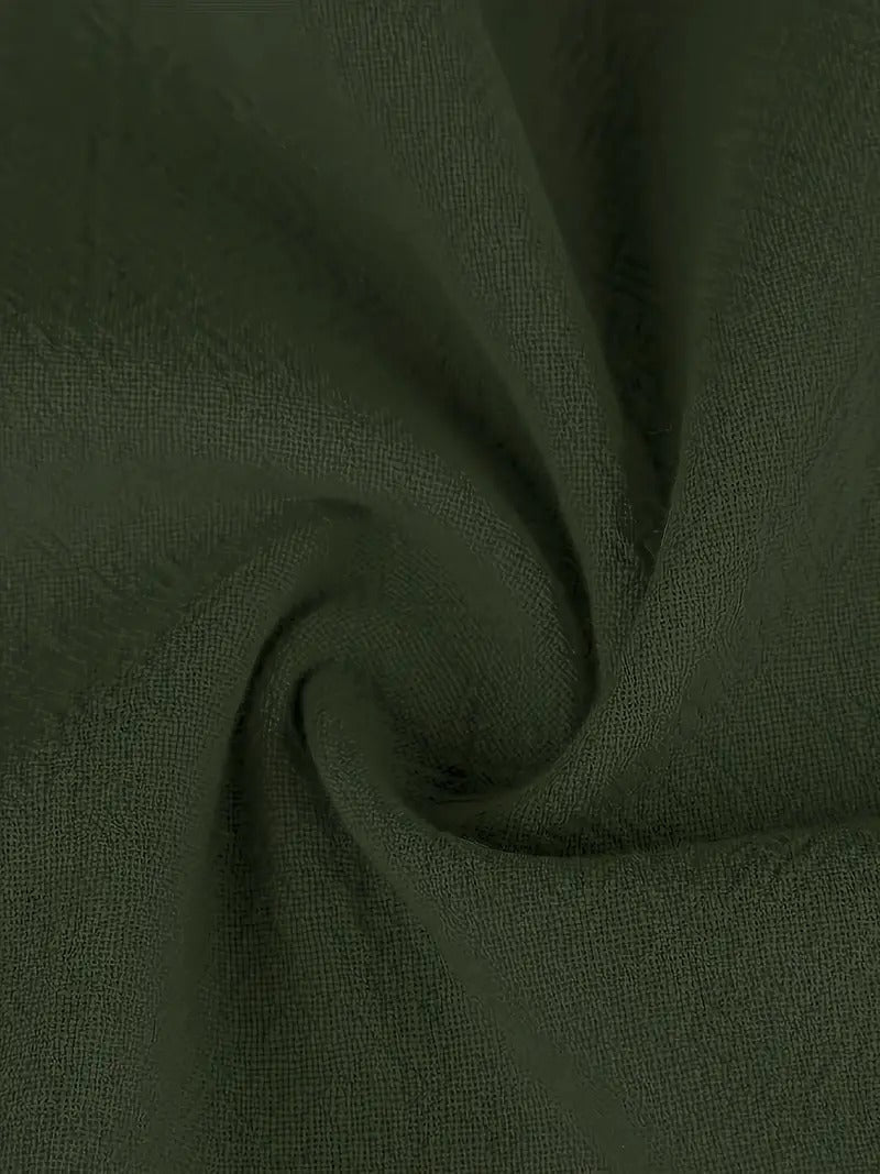 Komfortables Damenkleid, Midi-Länge, mit praktischen Taschen; vielseitig für Frühling & Sommer.