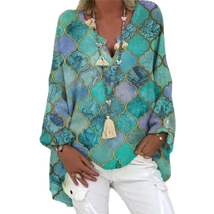 Modische Sommerbluse für Damen, elegant und vielseitig, perfekt für den Übergang vom Tag zum Abend.