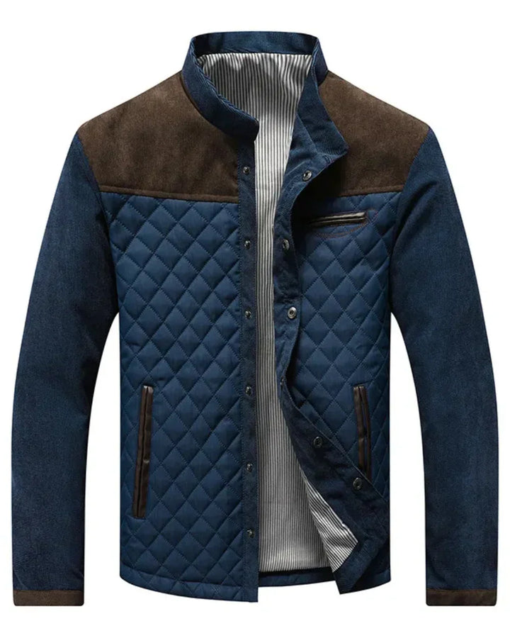 Elegante braune Herrenjacke, stilvoll für Business & Freizeit. Hochwertige Oberbekleidung für modebewusste Männer.