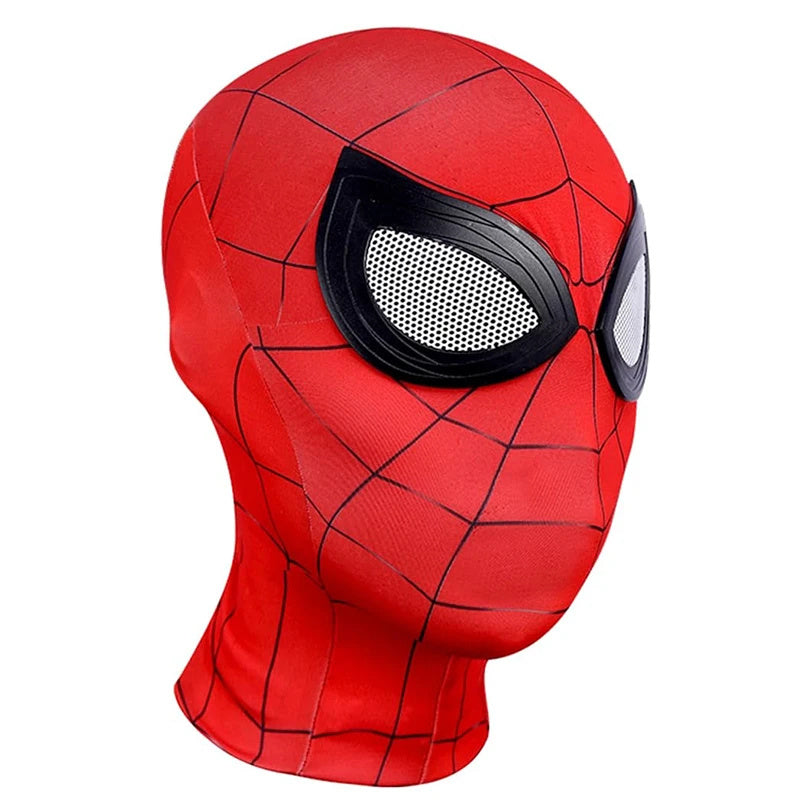 Spiderman-ähnliche Maske für Kinder mit Netzdesign, super für Fasching, Halloween & Geburtstagsfeiern.