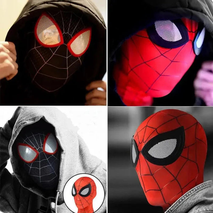Komfortable Superhelden-Kindermaske mit atmungsaktivem Netzdesign. Perfekt für langes Spielen & Karneval.