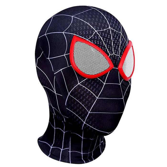 Kinder Superhelden-Maske mit Netzdesign für Rollenspiele & Kostüme. Ideal für Fasching, Karneval & Halloween.