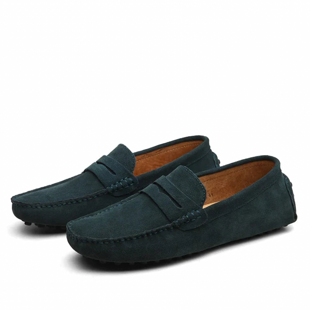 Handgenähte Herren Loafers, hochwertige Verarbeitung & Komfort, elegante Freizeitschuhe.