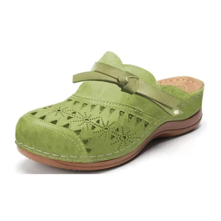 Leichte Damen Komfortslipper mit Memory-Schaum und Fußgewölbestütze, ideal für schmerzende Füße.