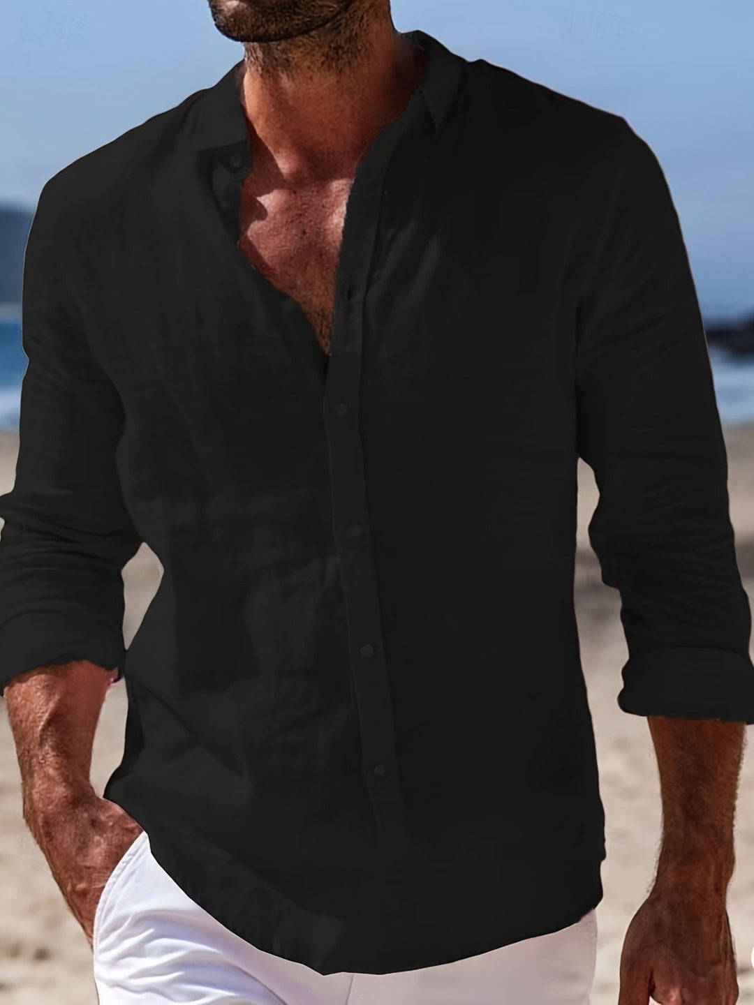 Lässiges Kurzarmhemd für Herren, bequem & atmungsaktiv, perfekt als Sommerhemd & Strandhemd.