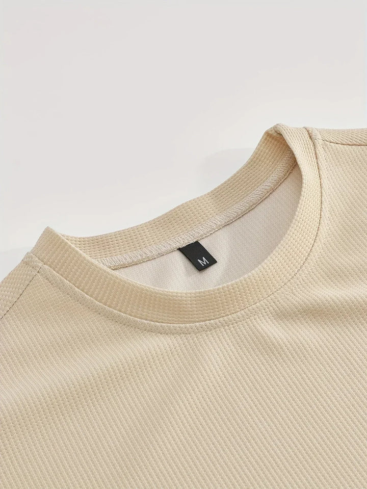 Herren Sportset T-Shirt & kurze Hose, atmungsaktiv, bequem und ideal für Fitness und Entspannung.