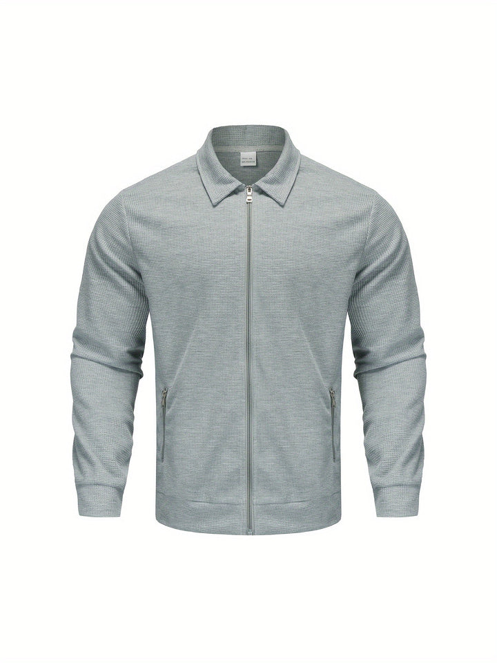 Perfekte Übergangsjacke für Herren, leicht und komfortabel für Frühling und Herbsttage.