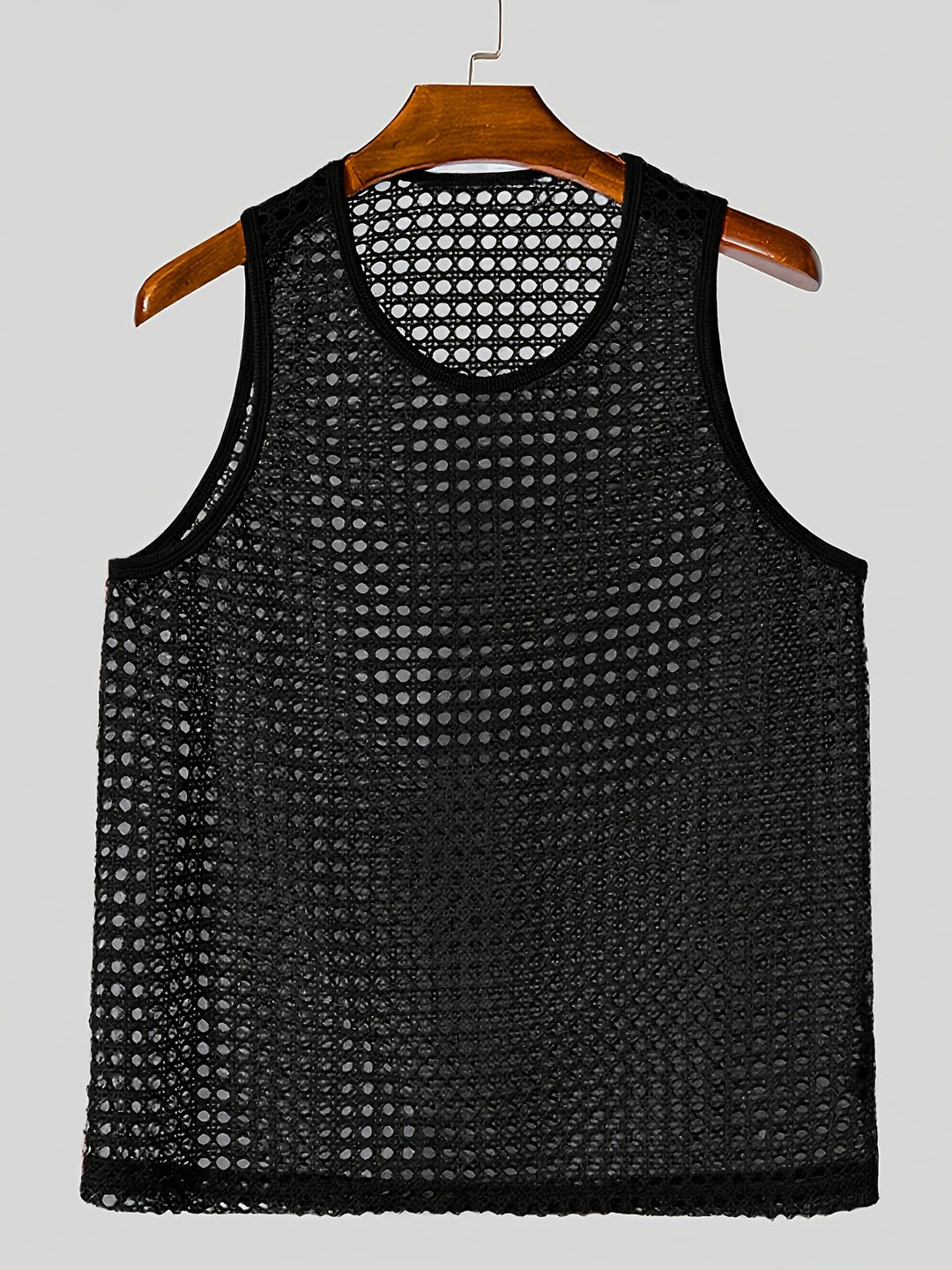 Herren Netz-Top mit luftiger Netzstruktur, ideal für den Sommer, Strand & sportliche Freizeitaktivitäten.