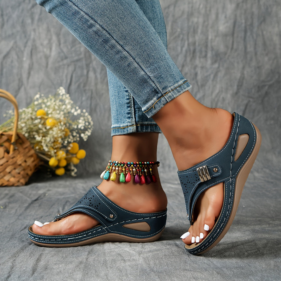 Modische Damen Bohemian Sandalen, Sommerschuhe, bequeme Freizeitschuhe für Frauen.