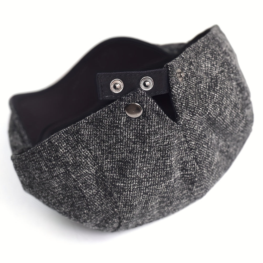 Elegante Herren Newsboy Mütze, perfekte Retro Gatsby Kappe für stilvolle Herbst- & Wintermode.