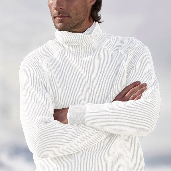 Vielseitiger Herren Rollkragenpullover Jesper. Perfekt für Freizeit & Business. Warmer Winterpullover.