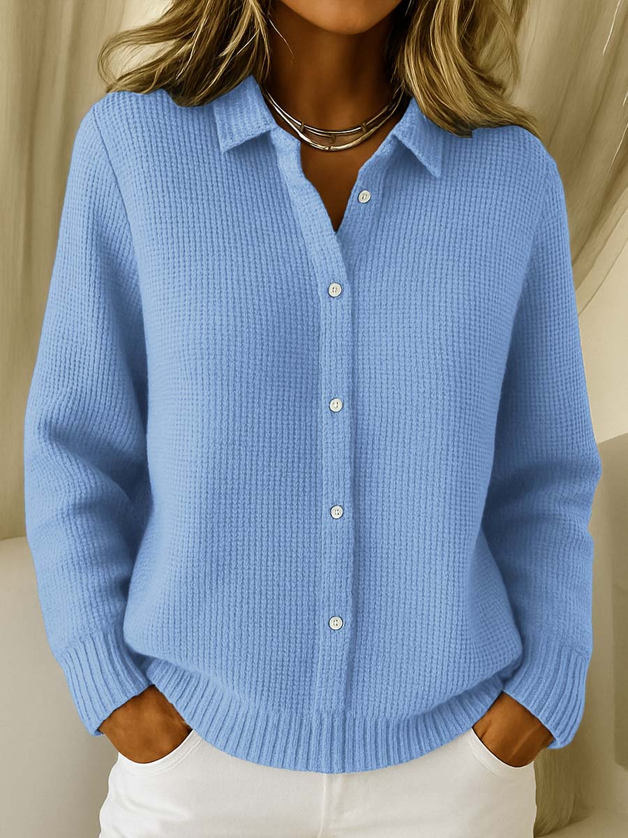 Eleganter Damen Strickcardigan in klassischem Design; vielseitig kombinierbar für Herbst & Winter.