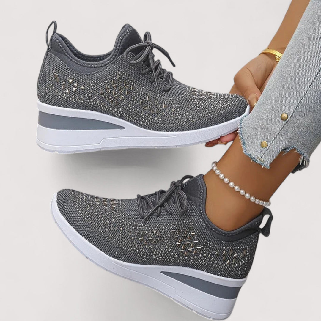 Trendige Glitzer-Freizeitschuhe für Damen, komfortabel und rutschfest.
