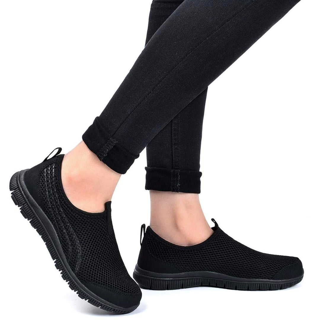 Vielseitige Damen Lauflicht Sneakers. Leichte, bequeme Sportschuhe mit LED-Sohle für den Alltag.