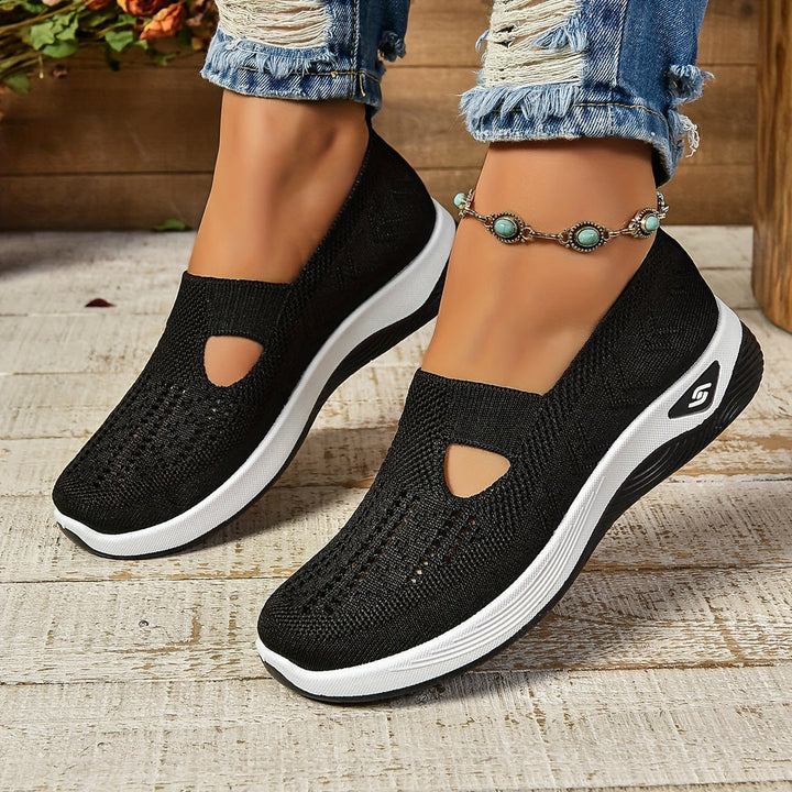 Atmungsaktive Damenschuhe mit Dämpfung für frische Füße im Alltag. Rutschfest & bequem für maximalen Komfort.