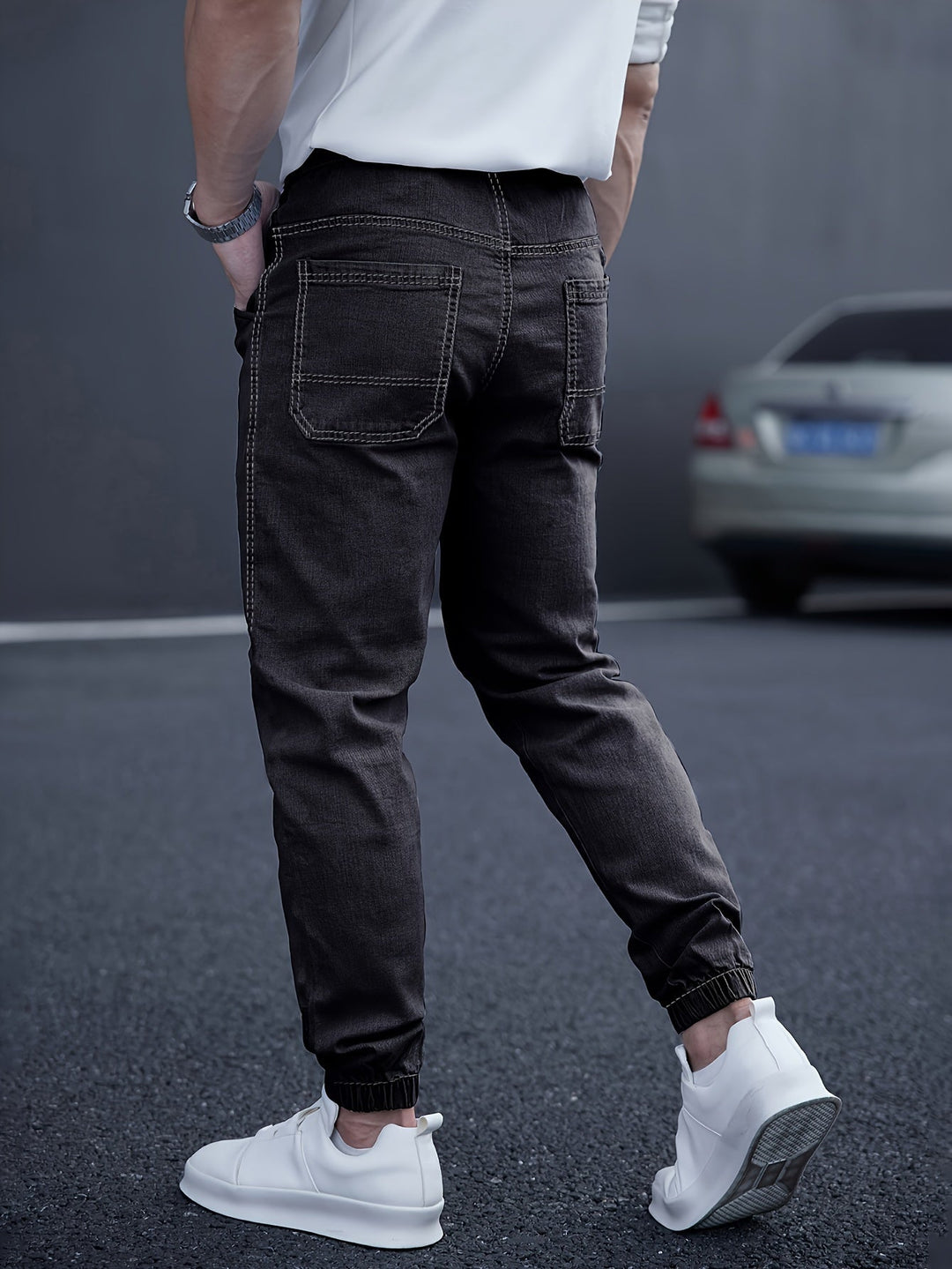 Männer Freizeithose: bequeme Cargohose Tapered Fit, für modernen Streetwear und hohen Komfort.