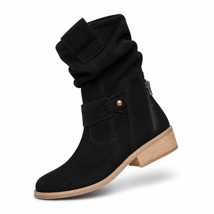 Stylische Damenschuhe: komfortable Stiefeletten mit weichem Fußbett und flachem Absatz für jeden Anlass.