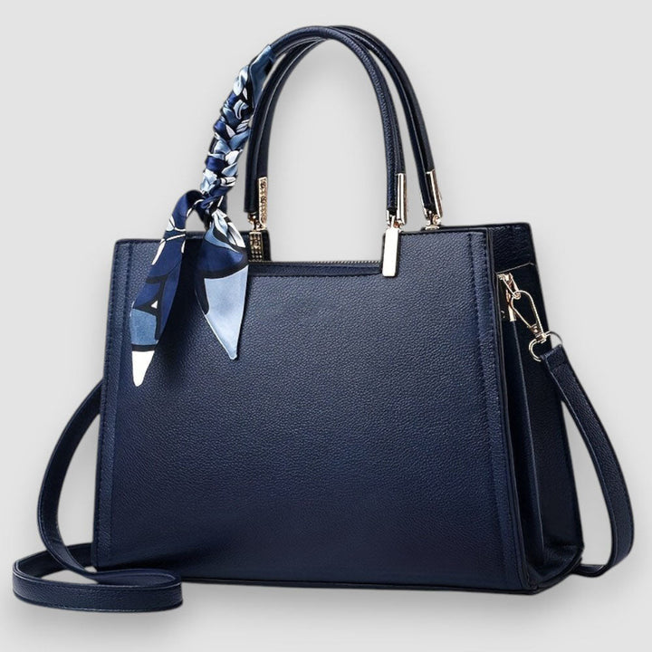 Schwarze elegante Damen Schultertasche. Vielseitige Damentasche, ein klassisches Mode-Accessoire für jeden Tag.