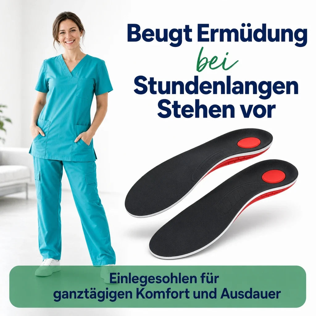 Unisex Einlegesohlen für Alltagsschuhe und Arbeitsschuhe bieten Komfort, Dämpfung und Fußgewölbestütze.