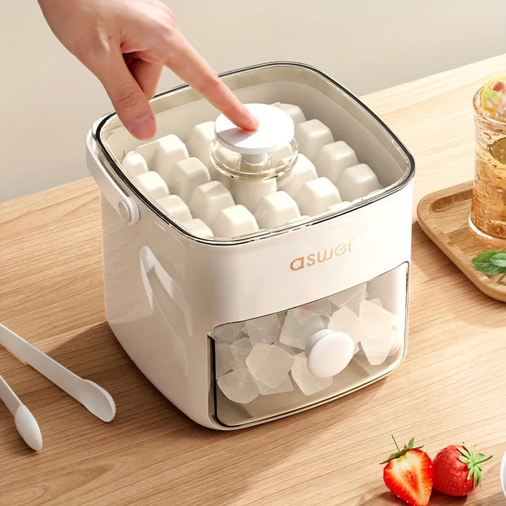 Großer Eismaker aus Kunststoff zur einfachen Herstellung von Eiswürfeln. Perfekt für Party, Grillabend & Getränkekühlung.