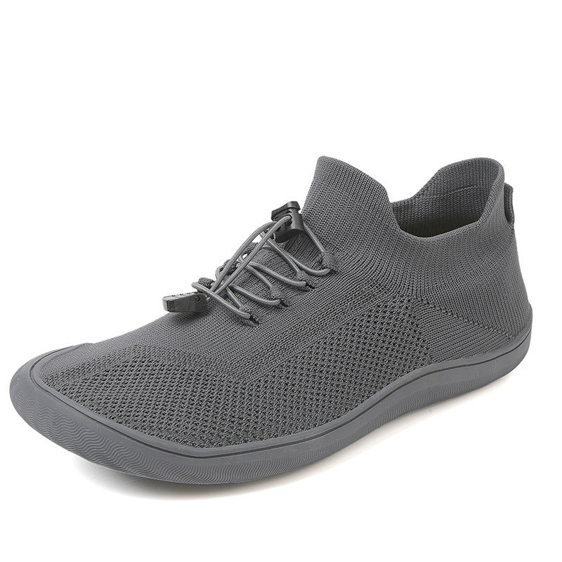 Unisex Barfussschuhe, atmungsaktiv, blau, für natürliches Laufen, Alltag und leichte Outdoor-Aktivitäten.