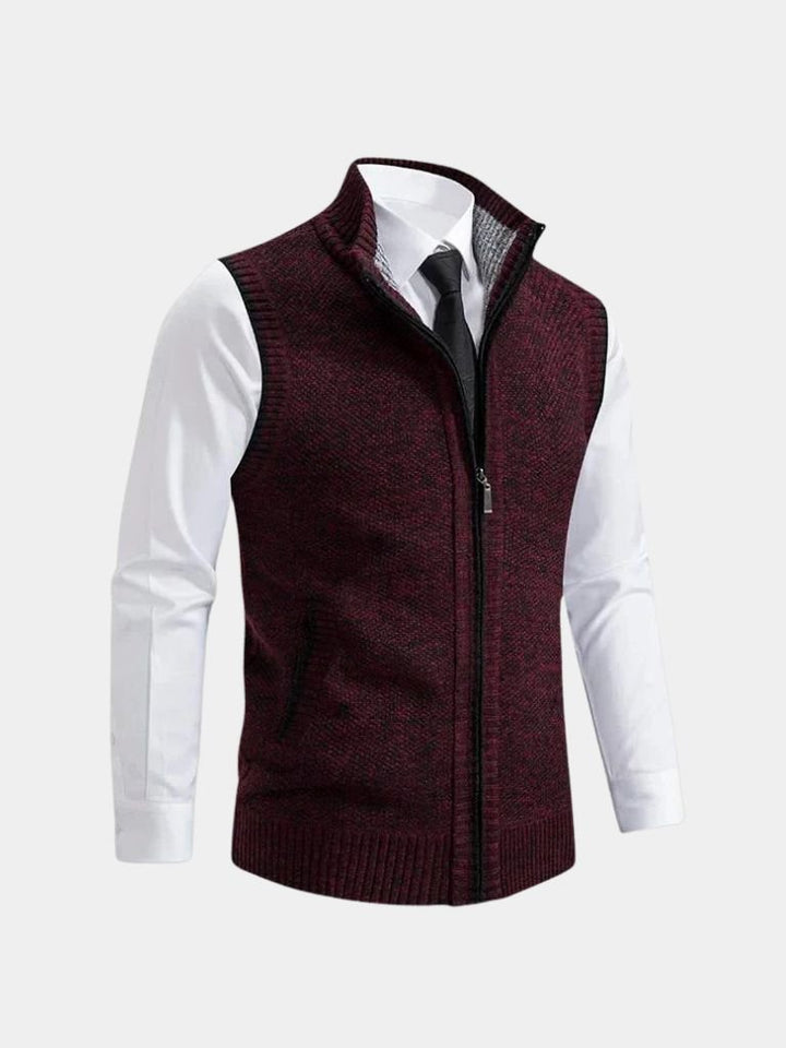 Minimalistisches Herrengilet für Herren, das Eleganz und Komfort vereint.