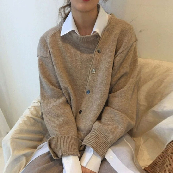 Eleganter Damen Strickpullover "Johanna" für den Herbst, stilvoll und bequem für Frauenmode.