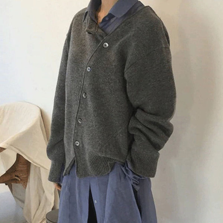 Vielseitiger Damen Strickpullover "Johanna", elegant und bequem für Herbsttage und Frauenmode.