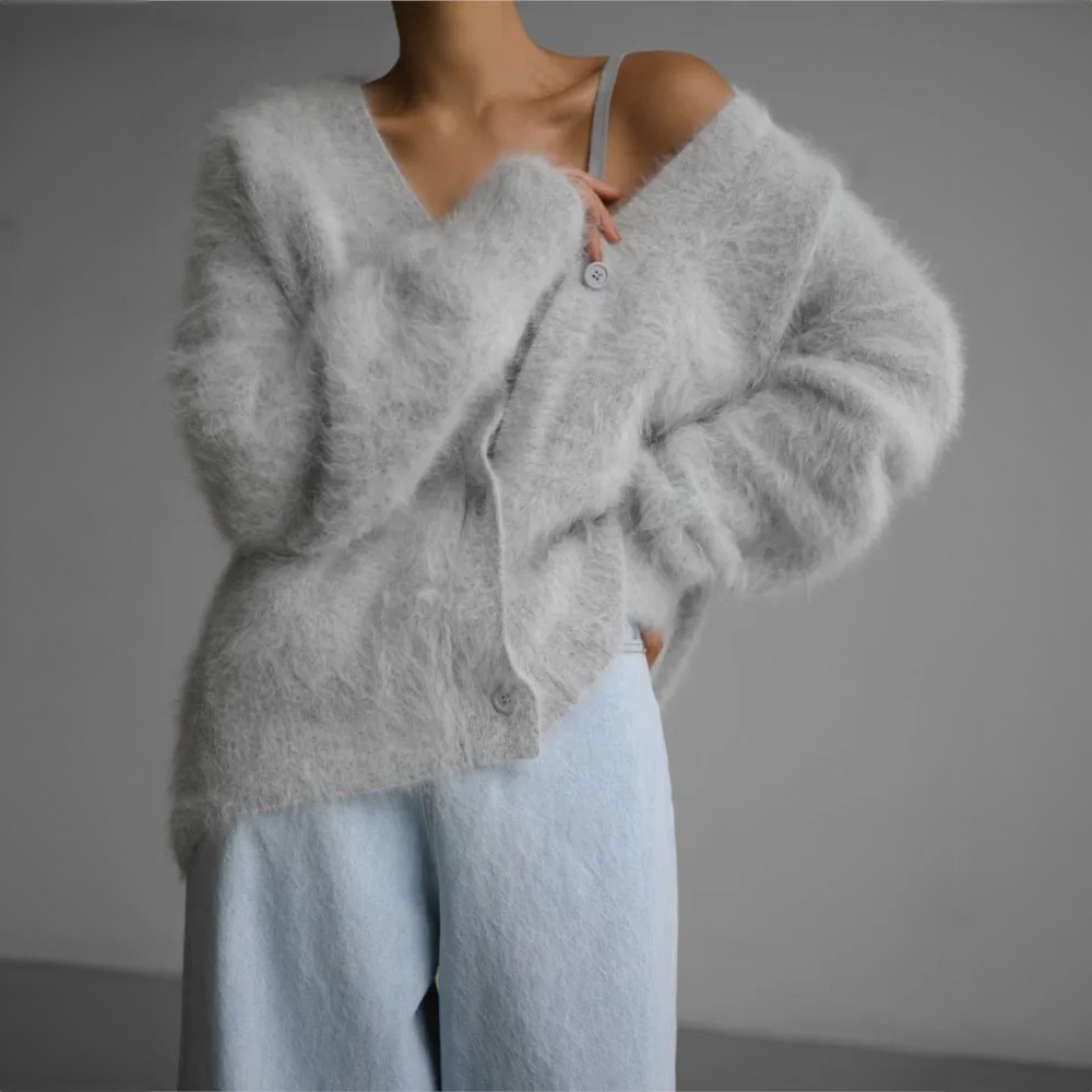 Hochwertiger Damen Oversized Strickpullover, komfortabel und elegant. Die ideale Wahl für kühlere Tage.