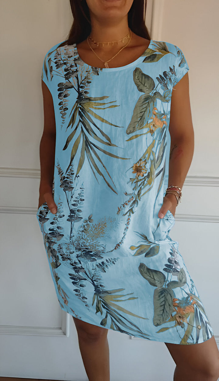 Stilvolles Damen Midi-Herbstkleid, langärmlig und komfortabel. Ideal als Freizeitkleid oder Businesskleid.
