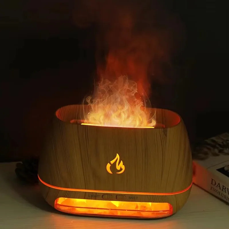 Entspannender Himalaya-Salz Aroma-Diffuser mit warmem LED Stimmungslicht für beruhigende Atmosphäre & Aromatherapie.
