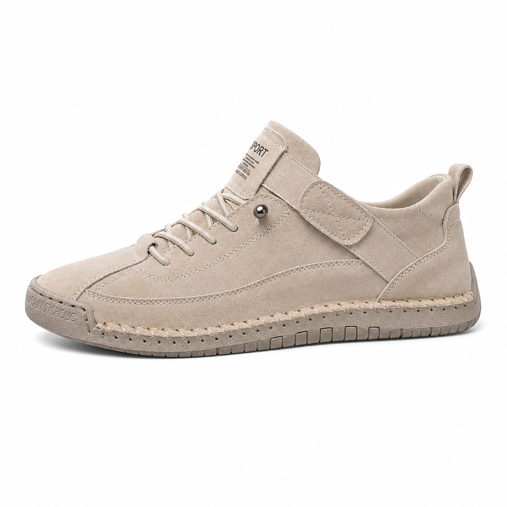 Detail der EVA-gedämpften Sohle von Damen Slip-on Sneakern, bietet maximalen Gehkomfort.