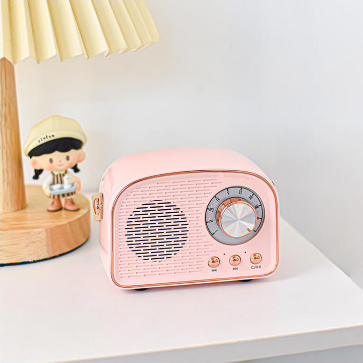 Vintage Radio mit Bluetooth Funktion für kabelloses Streaming. Einzigartiges Geschenk für Musikliebhaber.