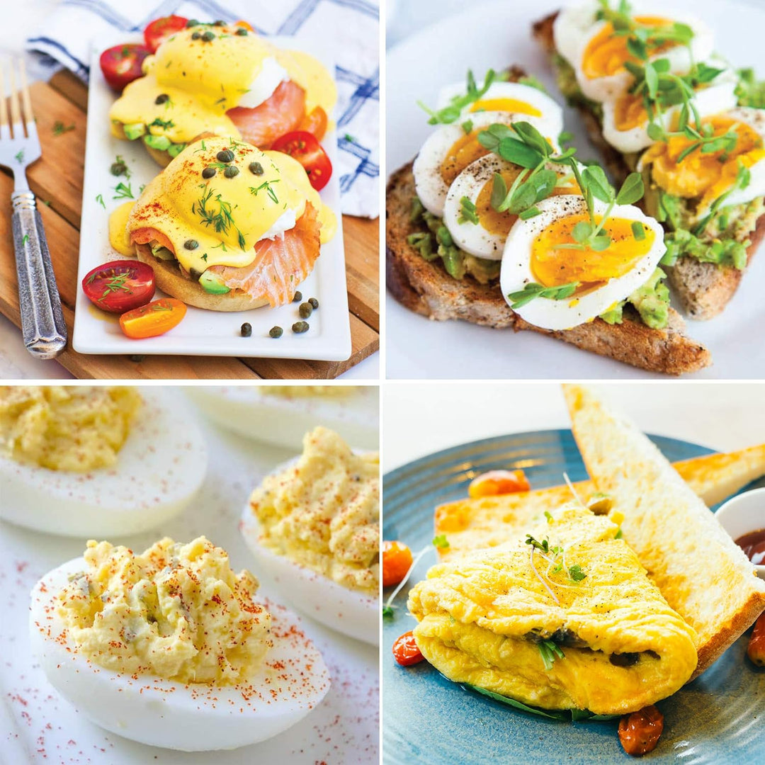 Dieser Eierkocher und Omelettbereiter garantiert schnelle, perfekt gekochte Eier und köstliche Omeletts.