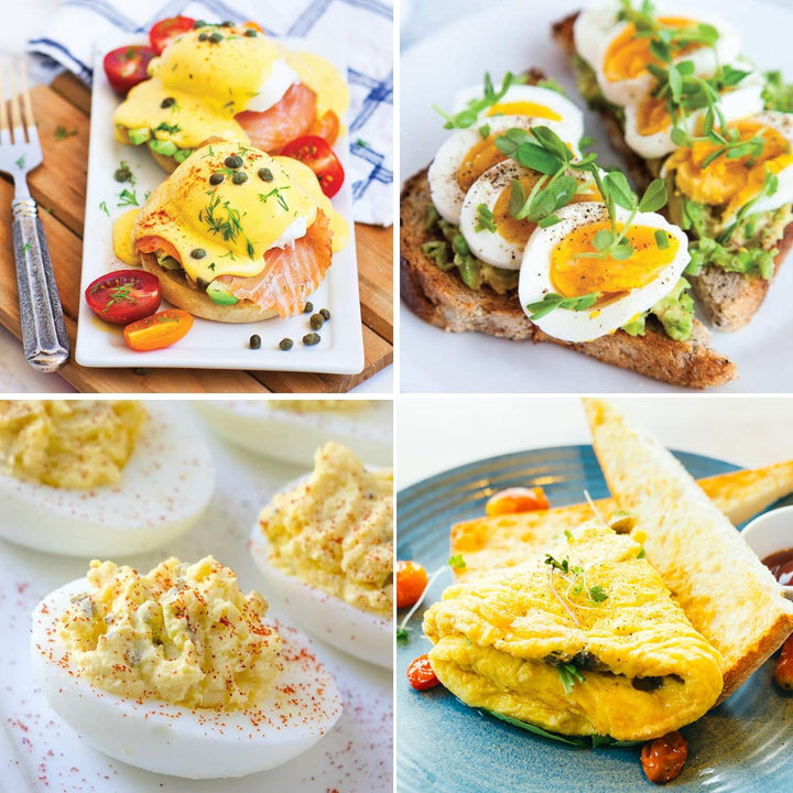 Dieser Eierkocher und Omelettbereiter garantiert schnelle, perfekt gekochte Eier und köstliche Omeletts.