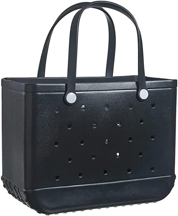 Moderne EVA Strandtasche für Damen, strapazierfähig, waschbar & belüftet.