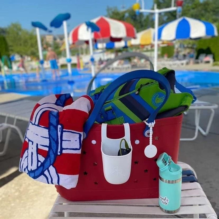 Robuste EVA Shopper für Damen, wasserdicht und sanddicht, ideal für Einkäufe.