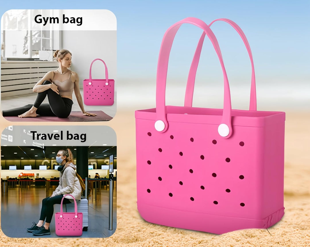 Freizeit-Strandtasche aus EVA mit Belüftung, sanddicht und wasserdicht, für Damen.